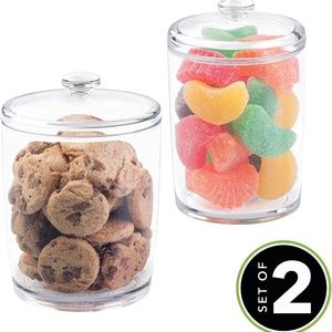 Clear Plastic Canister Combo